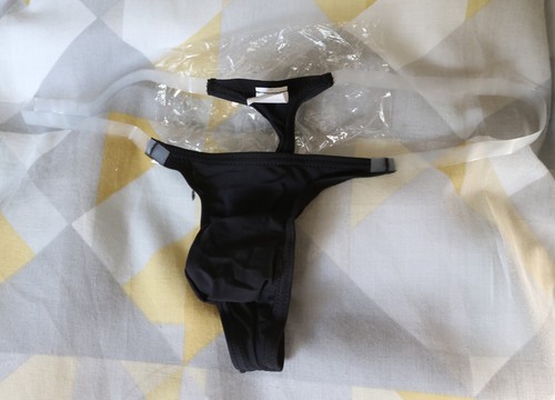 Mens black ice silk - mens, pouched