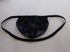 mens  black wet look posing