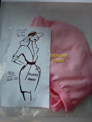 Mens poses pouch - open, back