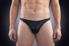 Men’s Wet Look Cire Thong