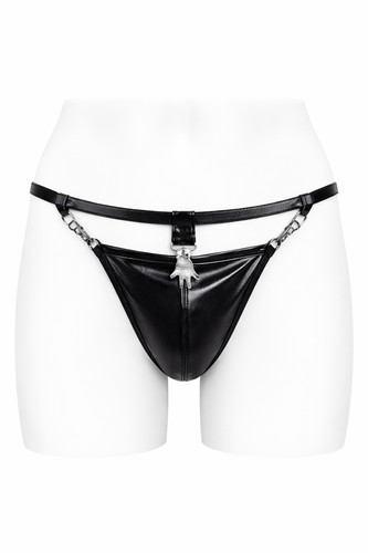 Mens leather look touch - mens, me