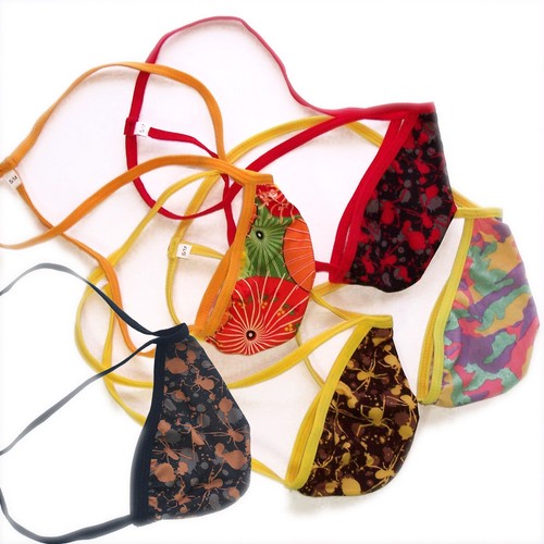 K445 string thong posing - k445,