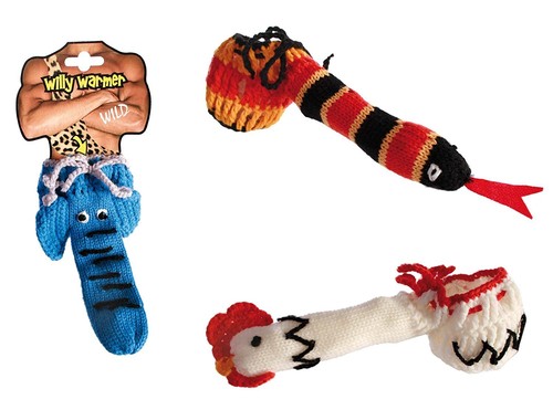 Men knitted willy warmer - willy,